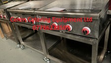 Chrome Platted Mirror Griddle , Brand Name Fat Chef Natural Gas or LPG