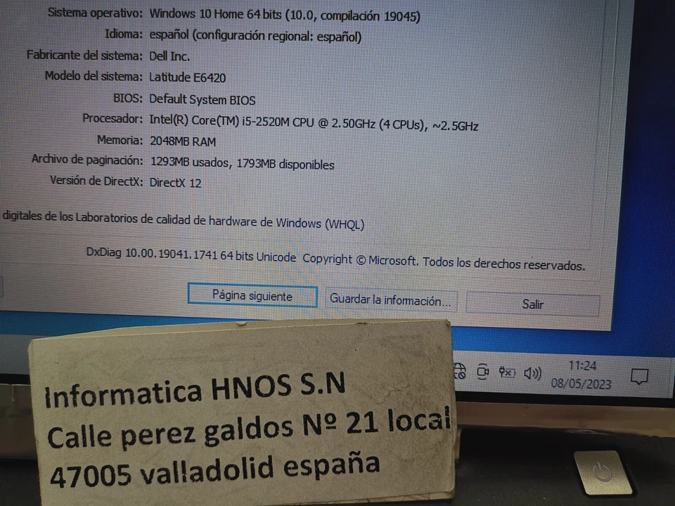 placa base PAL 50 LA-6591P dell latitude E6420 - Imagen 3 de 4