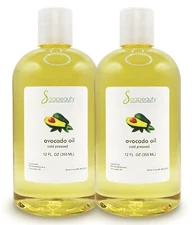 Avocado Oil 100% Pure & Natural Cold Pressed Refined 24 fl oz (2 x 12 fl oz)