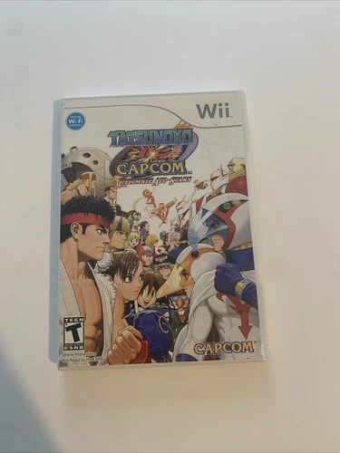 Tatsunoko vs. Capcom: Ultimate All Stars Nintendo Wii Case Manual Only No Game