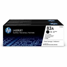 Genuine HP 83A Black Toner 2-Pack CF283AD LaserJet Pro M125 M127 M201 M225 OEM