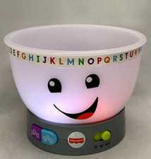 FISHER PRICE LAUGH  LEARN MAGIC COLOR MUSICAL MIXING BOWL BOWL ONLY WORKS GREAT