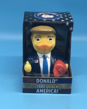 NEW CELEBRIDUCKS DONALD TRUMP  TAKE QUACK AMERICA  RUBBER DUCK Collectors Item