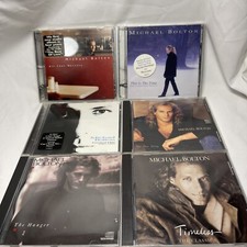 Lot of 6 MICHAEL BOLTON CD's from 1987 thru 1997 - see pictures for titles