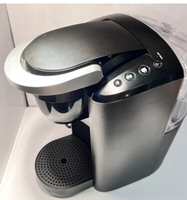 Keurig Coffee Maker K Cup Compact K35 Single Serve Black Silver 1 Pod Office Use