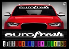 40" Euro Fresh #2 Car Decal Sticker Windshield Banner Fits: Volkswagen Audi BMW