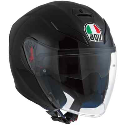 AGV K-5 E2205 Solid Jet Helmet - Matte Black Color | eBay