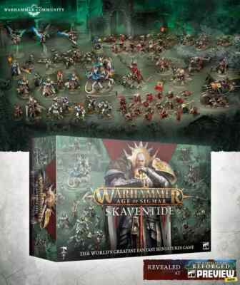 SKAVENTIDE 4th Edition Warhammer Age of Sigmar Box Set Skaven Tide Stormcast