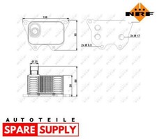 ÖLKÜHLER, MOTORÖL FÜR VW AMAROK BEETLE BORA CALIFORNIA T5 CAMPER NRF 31173