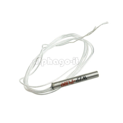 2 Stück PT100 Platinum Resister Temperatursensor Wasserdichter Fühler -20°C ~ 450°C NEU