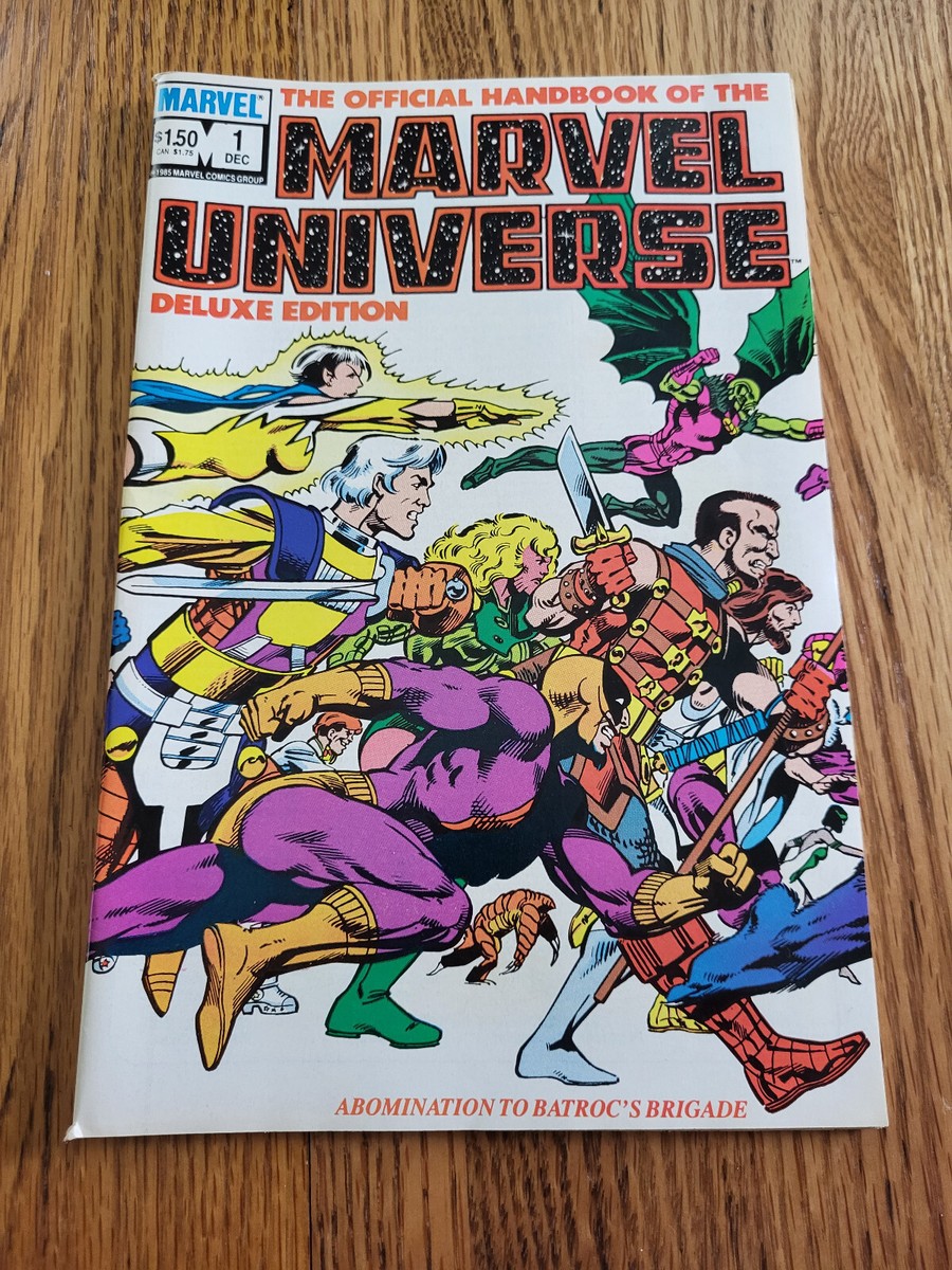 Marvel Comics The Official Handbook of the Marvel Universe #1