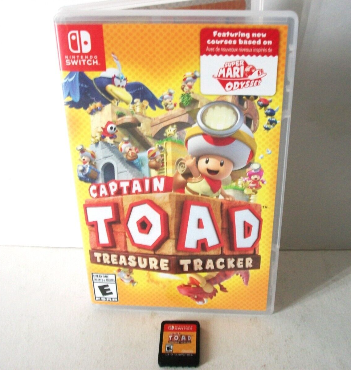Captain Toad Treasure Tracker (Nintendo Switch) Puzzle Game Case