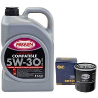 MotoröL Set 5W-30 Meguin 5 Liter + ÖLfilter FüR Subaru Suzuki Toyota Avensis
