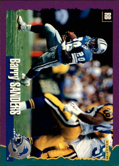 1994 Score Football "Main Set" Cards #1 to #165 Rookies and Veterans