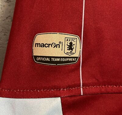 Maillot De Football Extérieur Aston Villa FC 2014-2015 M Moyen Macron