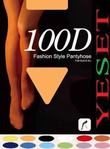 Figure Shaping Tights 100den Bodice Black S M L