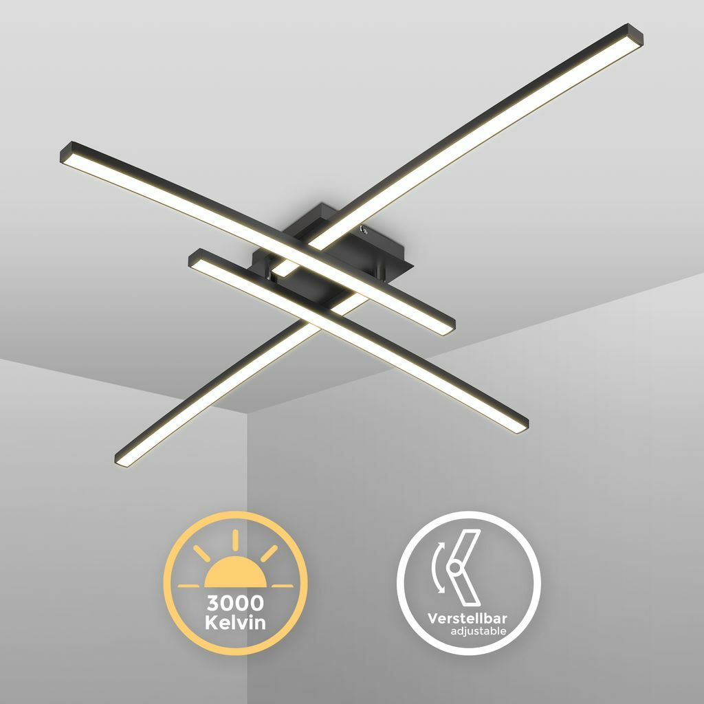 Plafonnier LED moderne 20W pivotant fini les zones d'ombre en cuisine