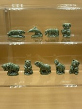 Wade Whimsie Green Glazed Colourways Promotional Figures Unusual Rare