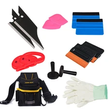  14PCS PRO 3M Vinyl Squeegee Kit Car Window Film Tint Application Tools - Magnet