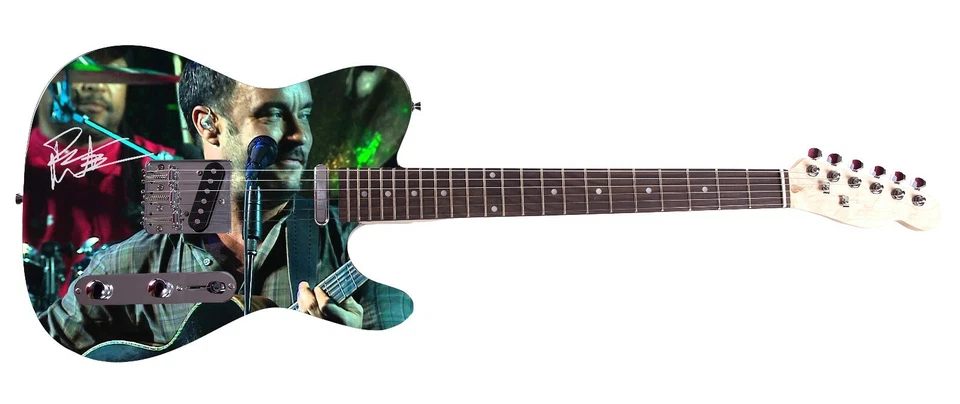 Dave Matthews Autographed Grin Photo Guitar  - Image 2 of 3