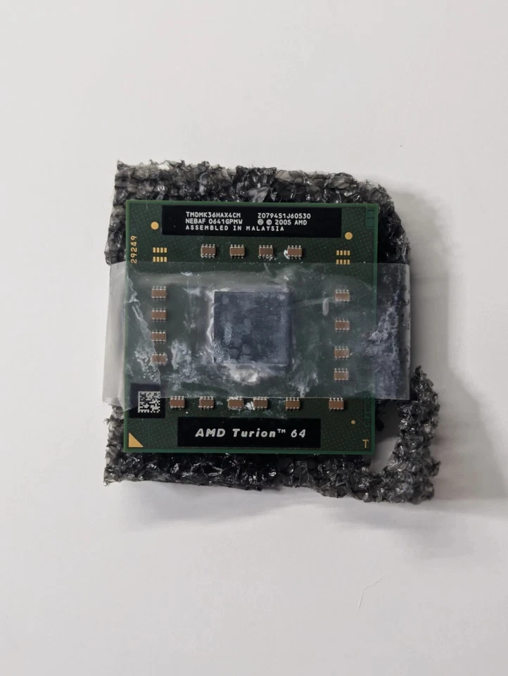 Computadora portátil móvil AMD Turion 64 MK-36 2,0 GHz Socket 754 CPU TMDMK36HAX4CM Foto 1 de 1