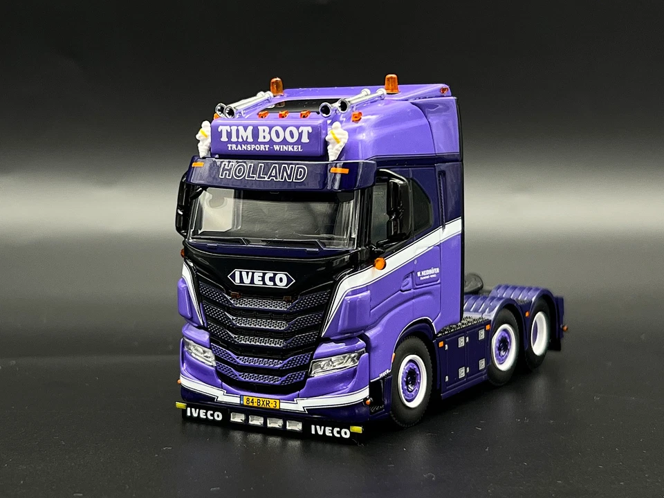 Camiones Iveco S-way AS high 6x2 "W. Neidhofer Transport" WSI modelos escala 1:50 Foto 2 de 4
