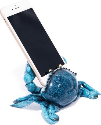Sea Crab Figurines Decoration Crab Cell Phone Stand Holder for Cellphone Tabl...