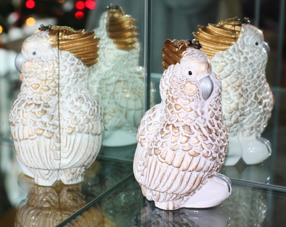 TIMMY WOODS RARE COCKATOO BIRD PURSE MINAUDIERE CLUTCH SHOULDER