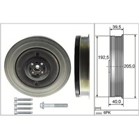 INA Riemenscheibe Satz Kurbelwelle FüR Volvo S/V/XC60 S/V/XC90 T6 T8 D4 D5