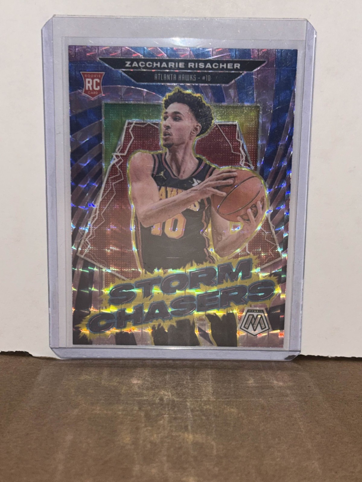 2024-25 Mosaic Zaccharie Risacher Storm Chasers No.18