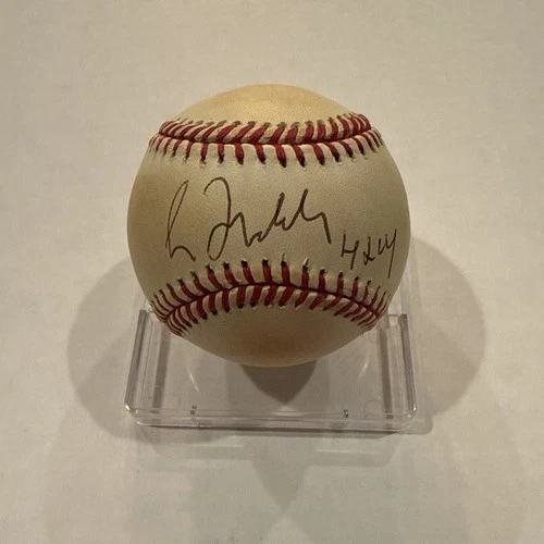 Greg Maddux Signed Rawlings ONLB Baseball w/ 4x CY insc Atl Braves Chi Cubs READ