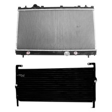 For Dodge Neon 2001-2002 Replacement Bndl-467680 Radiator Condenser Kit
