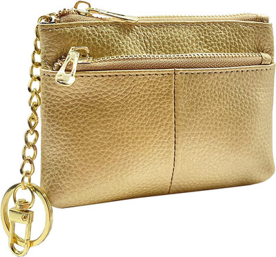Womens RFID Coin Purse Change Wallet Small Leather Card Holder Keychain