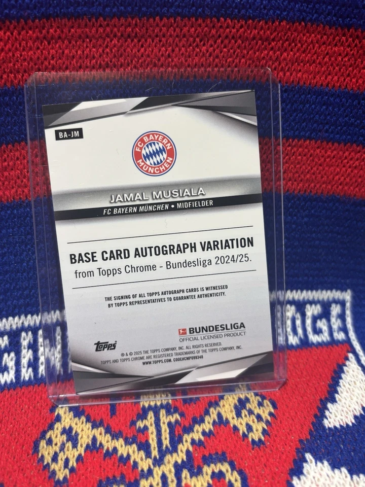 2024-25 Topps Bundesliga Jamal Musiala /50 coche Foto 2 de 2
