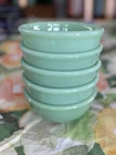 Vintage Fire King Jadeite Rolled Rim Cereal Bowls Set Of 5