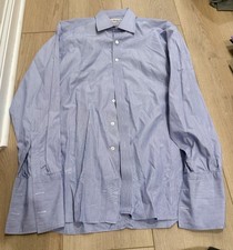 Turnbull  Asser London Blue Dress Shirt Mens 16 41 Made In England