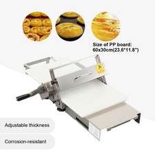 Commercial Manual Dough Sheeter Roller Machine Foldable Stainless Steel Press