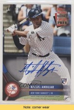 2018 National Baseball Card Day 41/115 Miguel Andujar Rookie Auto RC READ s7f. rookie card picture