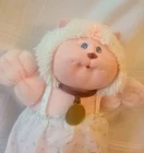 Cabbage Patch Kids Doll Koosas Cat Pink Hair/ Blue Eyes Purrrfect, cute!