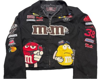 Vintage M&Ms Nascar Racing Jacket Elliot Sadler #38 JH Design WXL *RARE*