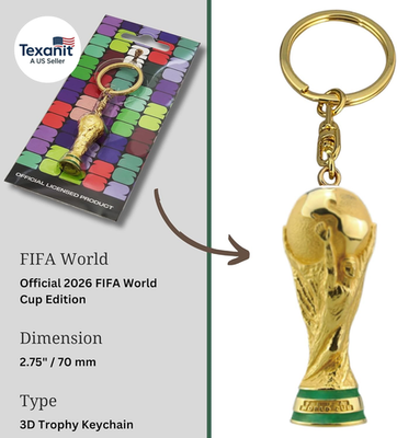 Official FIFA World Cup 2026 Edition - 1.7 Inch 3D Rotating FIFA