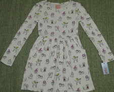 CAT & JACK Dress NEW Adorable Dog Animal Halloween Print Pockets Girls M 8 NWT