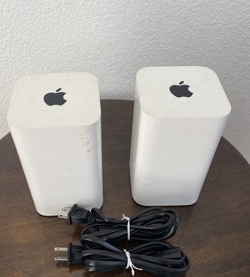 Apple AirPort Extreme 802.11ac A1521 ME918LL/A 3-Port Gigabit WiFi Router (pair)