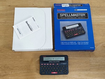 Franklin Spellmaster Rechtschreibung Wortspiele Pocket SMQ-200 Vintage Retro 1995