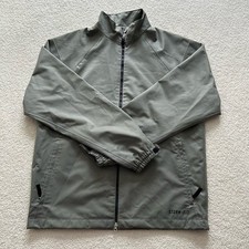 Nike Storm Fit golf rain jacket gray army green small