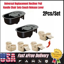 2PCS Universal Replacement Recliner Pull Handle Chair Sofa Couch Release Lever