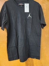 NWT NIKE MEN'S AIR JORDAN JUMPMAN BLACK  T-SHIRT  AH5296-010 SIZE LARGE