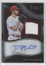 2021 Panini Select Signature Materials 85/99 Dakota Hudson #SM-DH Auto s1i