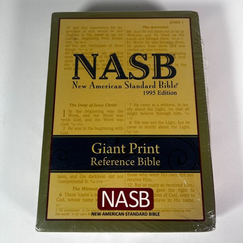 NASB New American Standard Bible 1995 Edition Giant Print Imitation ...