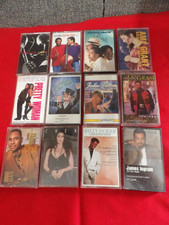 vintage lot of 12 cassette tapes assorted various mix music
